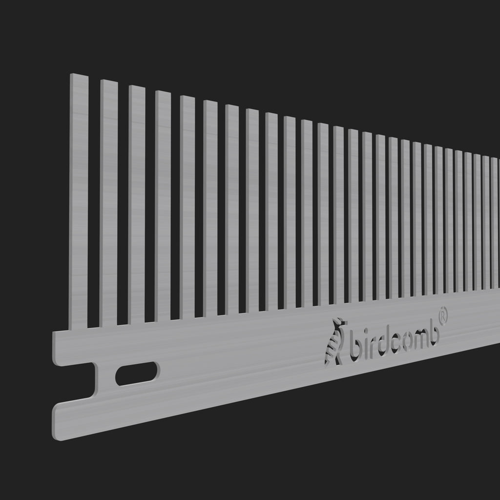 Birdcomb Galvanized Steel Eaves Comb Filler